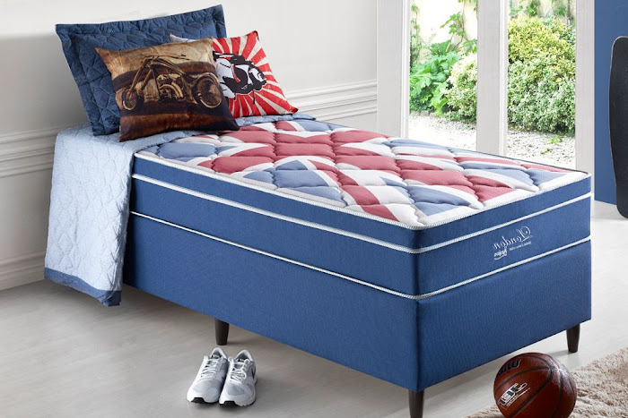 CAMA LONDON AZUL