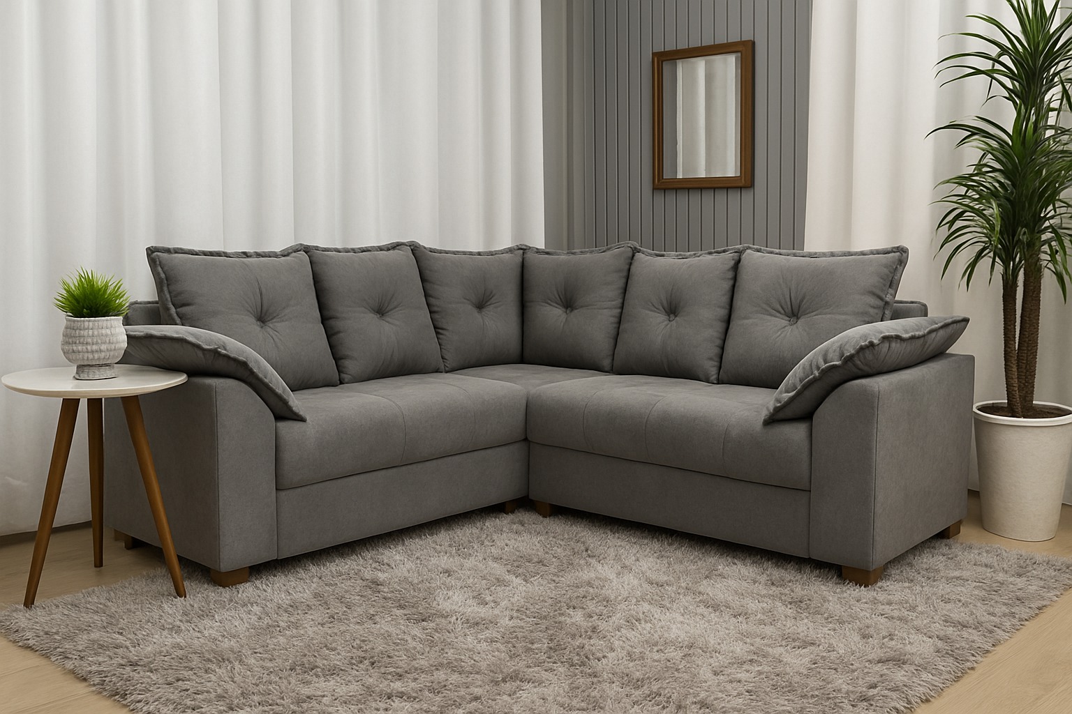 conjunto canto cinza