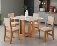 MESA MAGIC 1,20m c/ 4 CADEIRAS