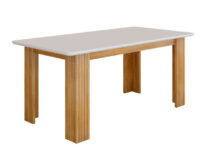 MESA MARI + 4 CADEIRAS 01 CARVALHO