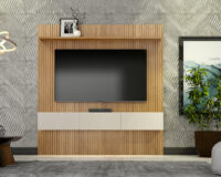 PAINEL HOME CURITIBA s/ fita led dupla FRISADO - 1,79M