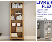 LIVREIRO MULTIUSO FLEX
