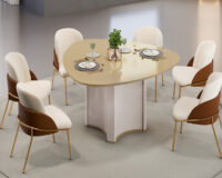 MESA CHANEL C/ 6 CADEIRAS VITTA
