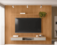 PAINEL HOME RIPADO c/ PRATELEIRA E BANCADA - 3M