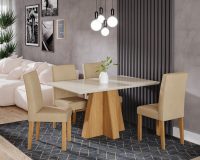 MESA AMANDA COM 4 CADEIRAS