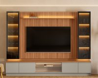 CONJUNTO MAGNUM RACK + PAINEL + 2 MODULOS CRISTALEIRA 2,90m