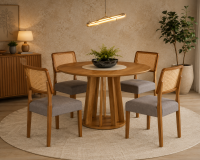 MESA FLORA 1,35 m C/ CADEIRA CAROL